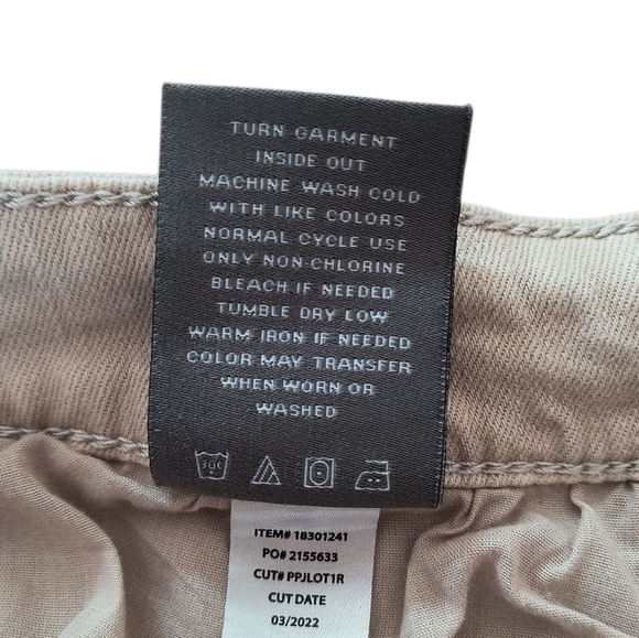 Torrid Cream/Tan Boyfriend Straight Jeans Size 10 - Picture 7 of 8